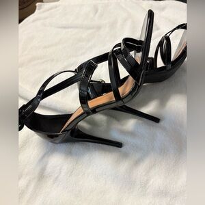 Elegant Black Strappy Heels